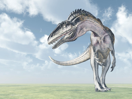 Dinosaur Acrocanthosaurusの写真素材