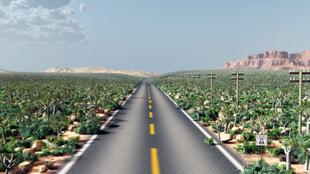 Route 66 in the USAの写真素材