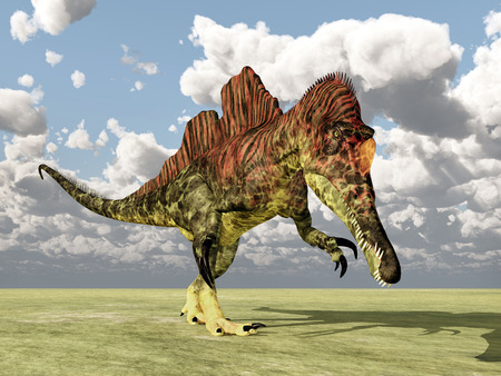 Dinosaur Ichthyovenatorの写真素材