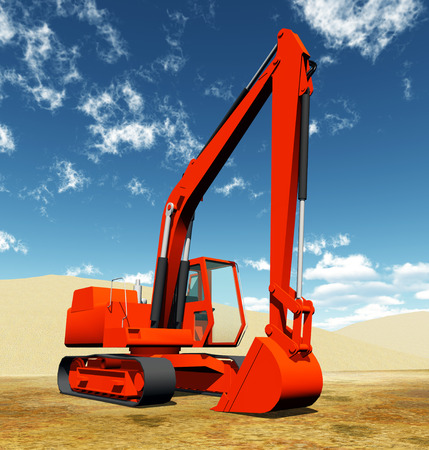 Excavatorの写真素材