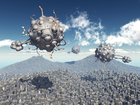 Visitors from Spaceの写真素材