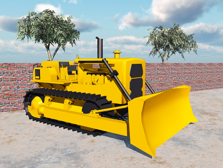 Bulldozerの写真素材