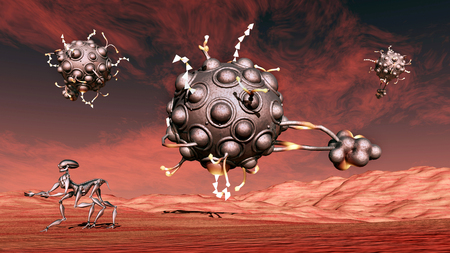 Colonization of Marsの写真素材