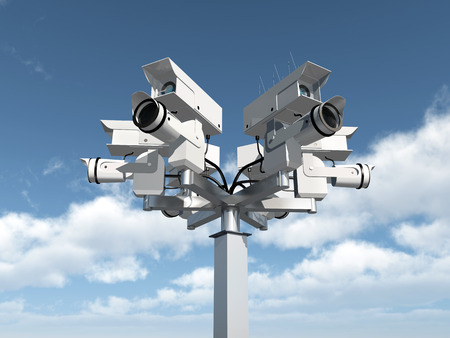 Surveillance cameraの写真素材