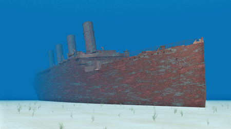 Wreck of the Titanicの写真素材