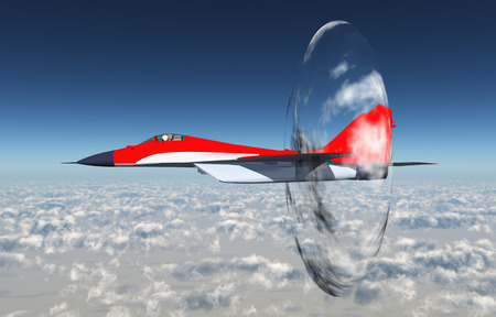 Supersonic aircraftの写真素材