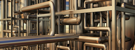 Oil refineryの写真素材