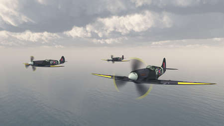 British fighter aircraft of World War IIの写真素材