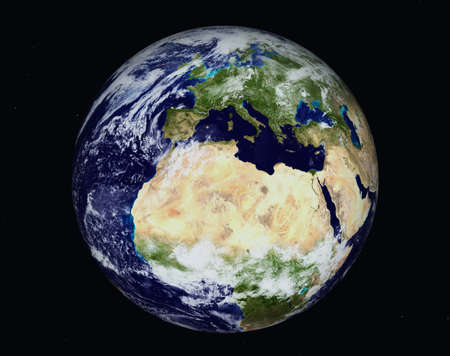 The Earth in space