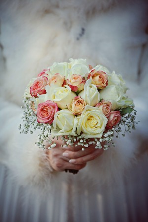 Buoquet of rosesの写真素材