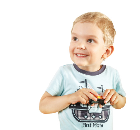 Kid funny face expression smileの写真素材