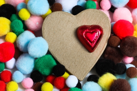 Heart`s with colored の写真素材