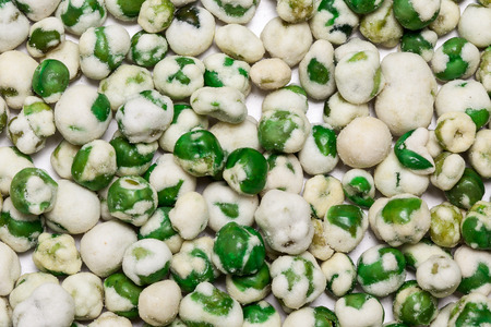 Wasabi peas backgroundの写真素材