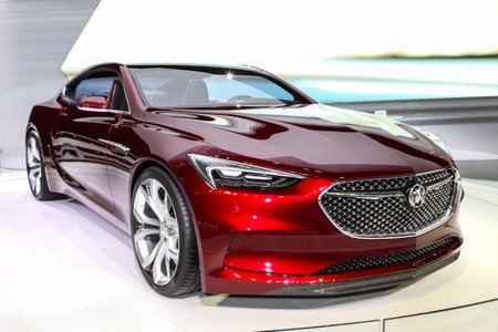 NEW YORK - MARCH 23: A Buick Avista shown at the New York International Auto Show 2016, at the Jacob Javits Center. This was Press Preview Day one of NYIAS, and the Trade Show will be open to the public for ten days, March 25th through April 3rd.のeditorial素材