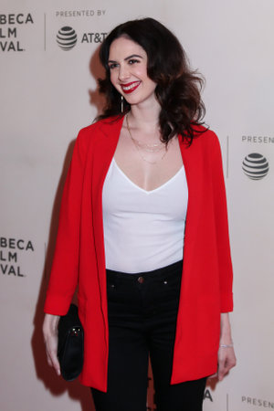 NEW YORK, NY - MAY 03. 2019: Actress Sylvie Preston attending at  "It Takes A Lunatic"  2019 Tribeca Film Festival at Stella Artois Theater at BMCC Tribeca Performing Arts Centerのeditorial素材