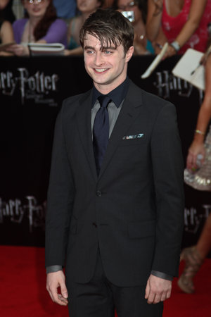 NEW YORK, NY - JULY 11, 2011: Actor Daniel Radcliffe attends the New York premiere of 'Harry Potter And The Deathly Hallows: Part 2' at Avery Fisher Hall, Lincoln Centerのeditorial素材