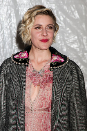 NEW YORK, NY - NOVEMBER 27: Greta Gerwig attends the 2017 IFP Gotham Awards at Cipriani Wall Street on November 27, 2017 in New York City.のeditorial素材