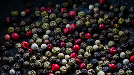 Colorful Peppercorn  medley dry seasoning background