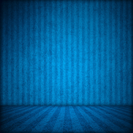 stage blue background with stripes pattern textureの写真素材