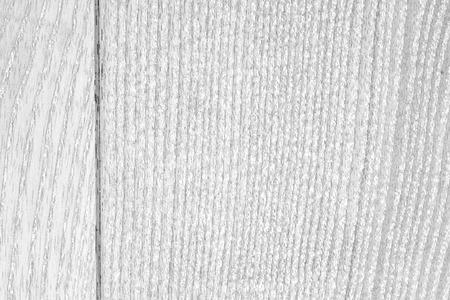 wood grain texture or oak plank white background with marginの写真素材