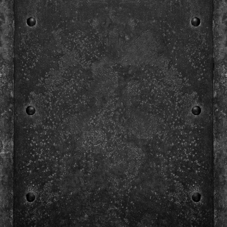 Black metal textureの写真素材