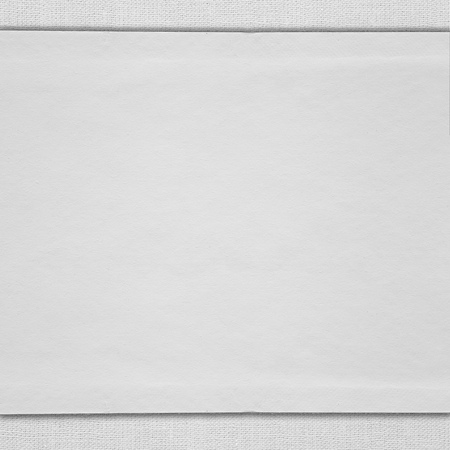 white paper background  with linen texture marginsの写真素材