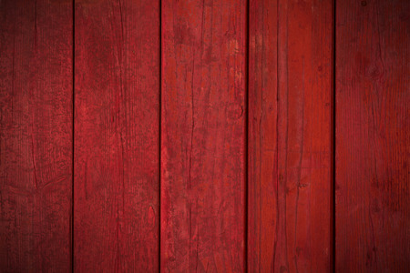 red wooden background or wood grain textureの写真素材
