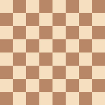 Seamless modern chess board brown and light brown pattern vector illustration.のイラスト素材