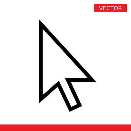 Modern cursor arrow pointer icon sign vector illustrationのイラスト素材