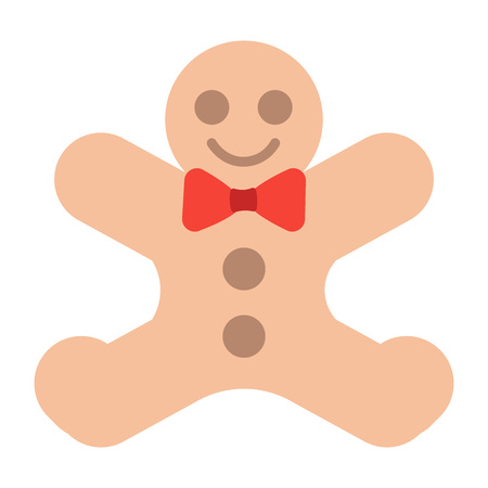 Holiday cookie gingerbread man cookieのイラスト素材