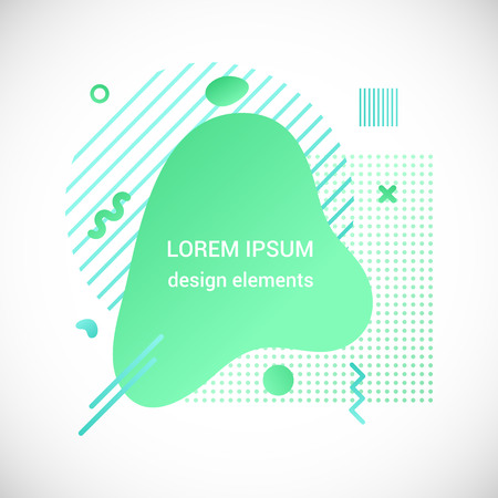 Abstract design element for design, flyer, brochure, flyer, brochure isolated on white background.のイラスト素材