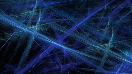 Abstract background of colored glowing lines of fractals of different-colored circles, nebulae, flares. Ultra-modern design for notebook covers and fabrics.の写真素材