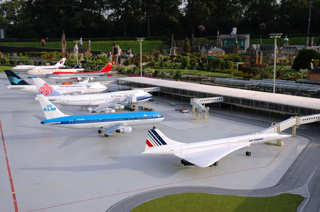 THE HAGUE, HOLLAND, SEPTEMBER 02, 2005 - Netherlands in miniature in the Madurodam open air museumのeditorial素材