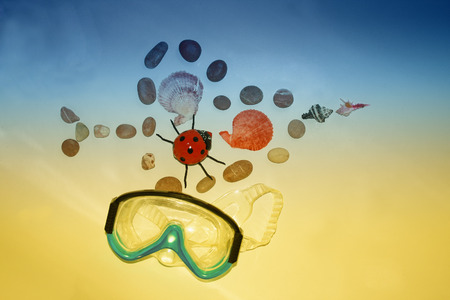Diving mask nad shells for exotic