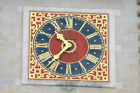 The Town Hall of Hamburg and the seat of the Hamburg Parliament-the clock