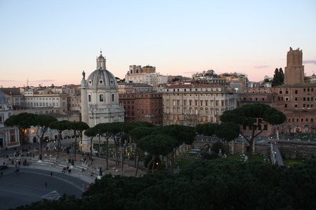 Cityscape of Rome, Italyの写真素材