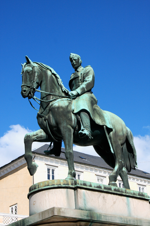 Equestrian Statue of King Christian X in Copenhagenのeditorial素材