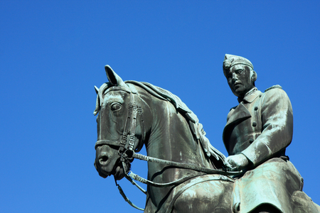 Equestrian Statue of King Christian X in Copenhagenのeditorial素材