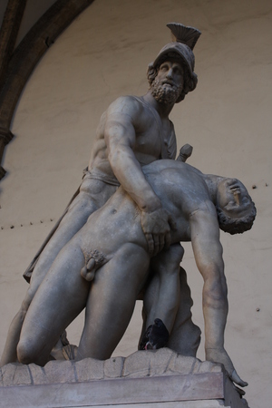 masterpiece of Giambologna in Florence - Italy.のeditorial素材