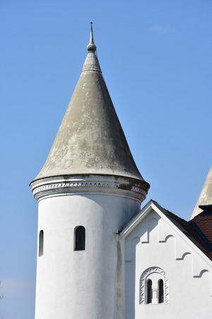 old castle towerの写真素材