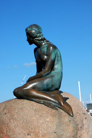 Mermaid statue in The Copenhagenのeditorial素材