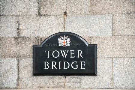 Tower bridge in London, Great Britainのeditorial素材