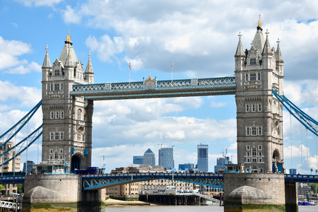 Tower bridge in London, Great Britainの写真素材