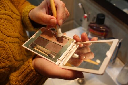 makeupの写真素材