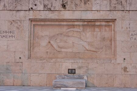The Hellenic Parliament and The Tomb of the Unknown Soldierの写真素材