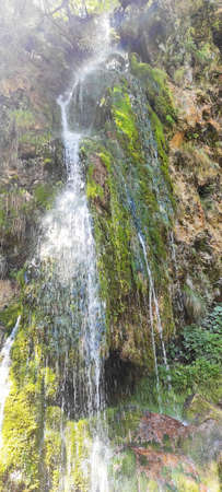 Over 25 meters Waterfall in Europe (Balkan, Serbia)の写真素材