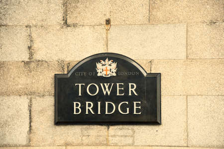 Tower bridge in London, Great Britainのeditorial素材