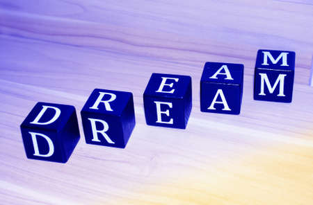 Dream note on the tableの写真素材