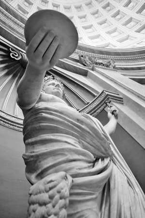 antique statue in Vatican museumのeditorial素材