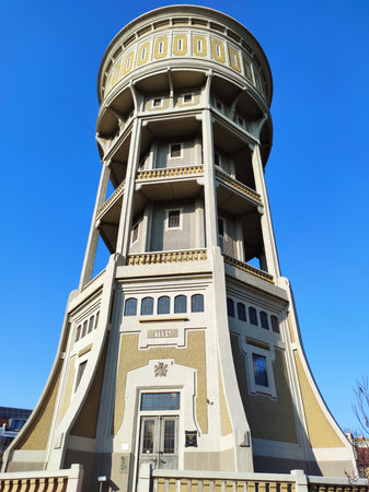 Water Tower (Szent IstvÃ¡n Square) - Szegedの写真素材